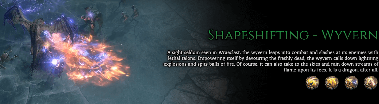 path of exile 2 druid shapeshifting to wyvern